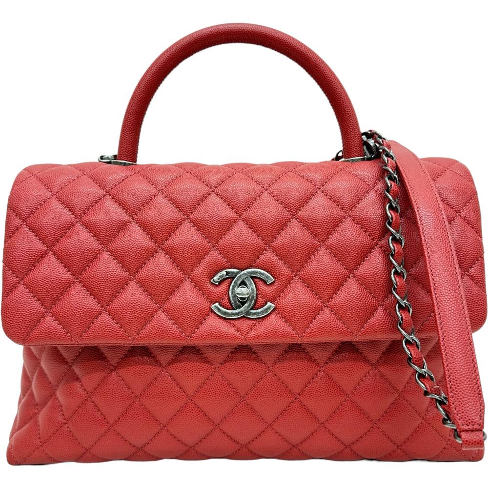 【CHANEL/シャネル】 マトラッセ ココハンドル29 A92991 2WAY ハンドバッグ ギャラ有/シール有 ショルダーバッグ 23番台（2016年頃） キャビアスキン レッド レディース【中古】【真子質店】【BL】




【DMoMoD】