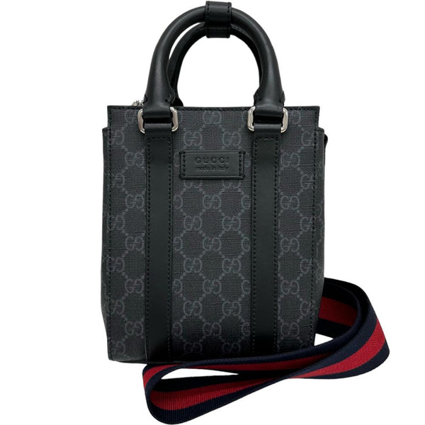 【GUCCI/グッチ】 GGスプリーム ミニトートバッグ 696010 ショルダーバッグ PVC/レザー ブラック レディース【中古】【真子質店】【BL】




【IIMoMo】