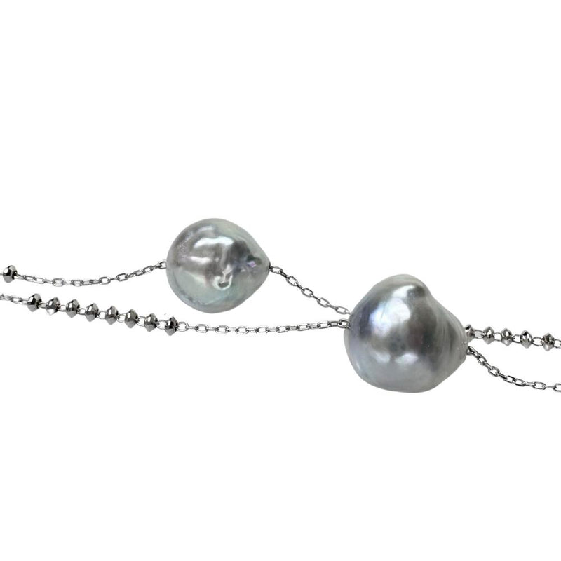 ステーション 白蝶真珠(バロックパール) 9～12mm ネックレス K18WGホワイトゴールド 18金 9.0g 49cm レディース
【中古】【真子質店】【NN】




【TDx】