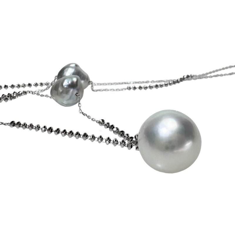 ステーション 白蝶真珠(バロックパール) 9～12mm ネックレス K18WGホワイトゴールド 18金 9.0g 49cm レディース
【中古】【真子質店】【NN】




【TDx】