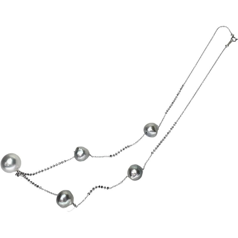 ステーション 白蝶真珠(バロックパール) 9～12mm ネックレス K18WGホワイトゴールド 18金 9.0g 49cm レディース
【中古】【真子質店】【NN】




【TDx】