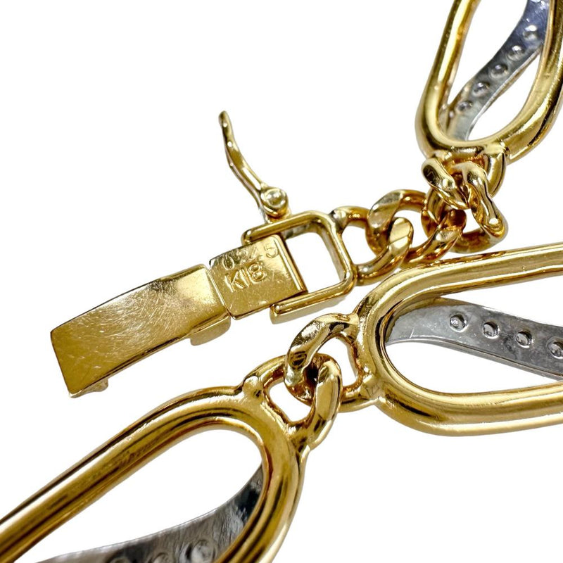 ダイヤモンド 0.245ct ブレスレット K18ゴールド 18金/Pt850プラチナ 25.4g 18.0cm レディース
【中古】【真子質店】【NN】




【IMiTx】