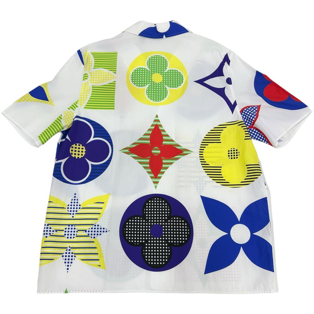 ヴィトン アロハシャツ モノグラム ルイヴィトン ウォーターカラー