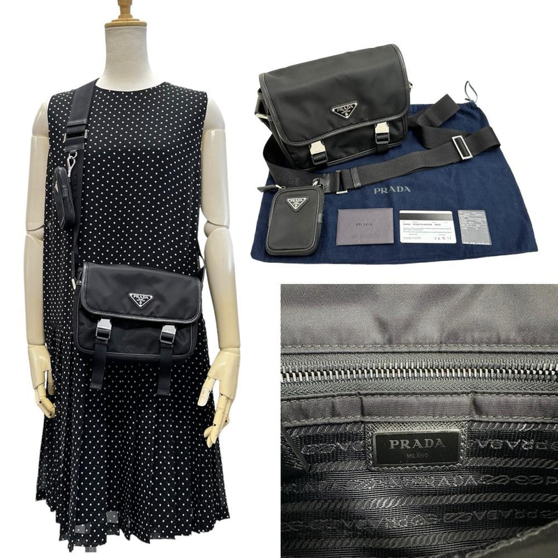 【PRADA/プラダ】 2VD034 Re-Nylon ショルダーバッグ ナイロン/サフィアーノレザー ブラック ユニセックス【中古】【真子質店】【GD】




【ITIx】