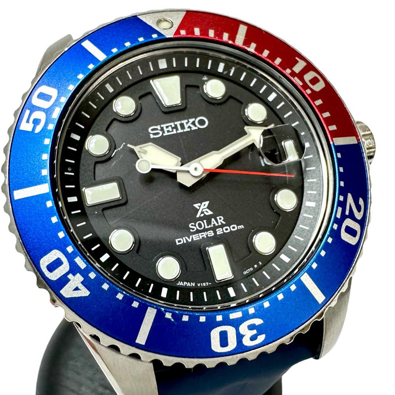 ★★最終特価品【SEIKO/セイコー】 プロスペックス ダイバー V157-0DF0 腕時計 ステンレススチール/レザー ソーラー 黒文字盤/赤青ペプシベゼル/青革ベルト メンズ
【中古】【真子質店】【GD】




【ISMi】