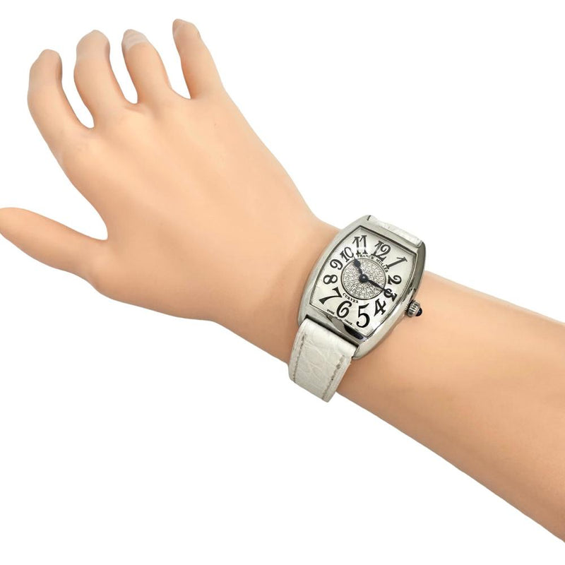 【FRANCK MULLER/フランクミュラー】 トノーカーベックス パスティーユ 1752QZ1P  腕時計 ステンレススチール/レザー クオーツ シルバー文字盤/白レザーベルト レディース
【中古】【真子質店】【GD】




【TxMoK】