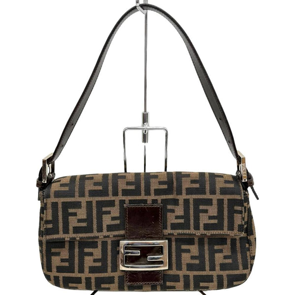 FENDI/フェンディ】 マンマバケット ハンドバッグ キャンバス/レザー 