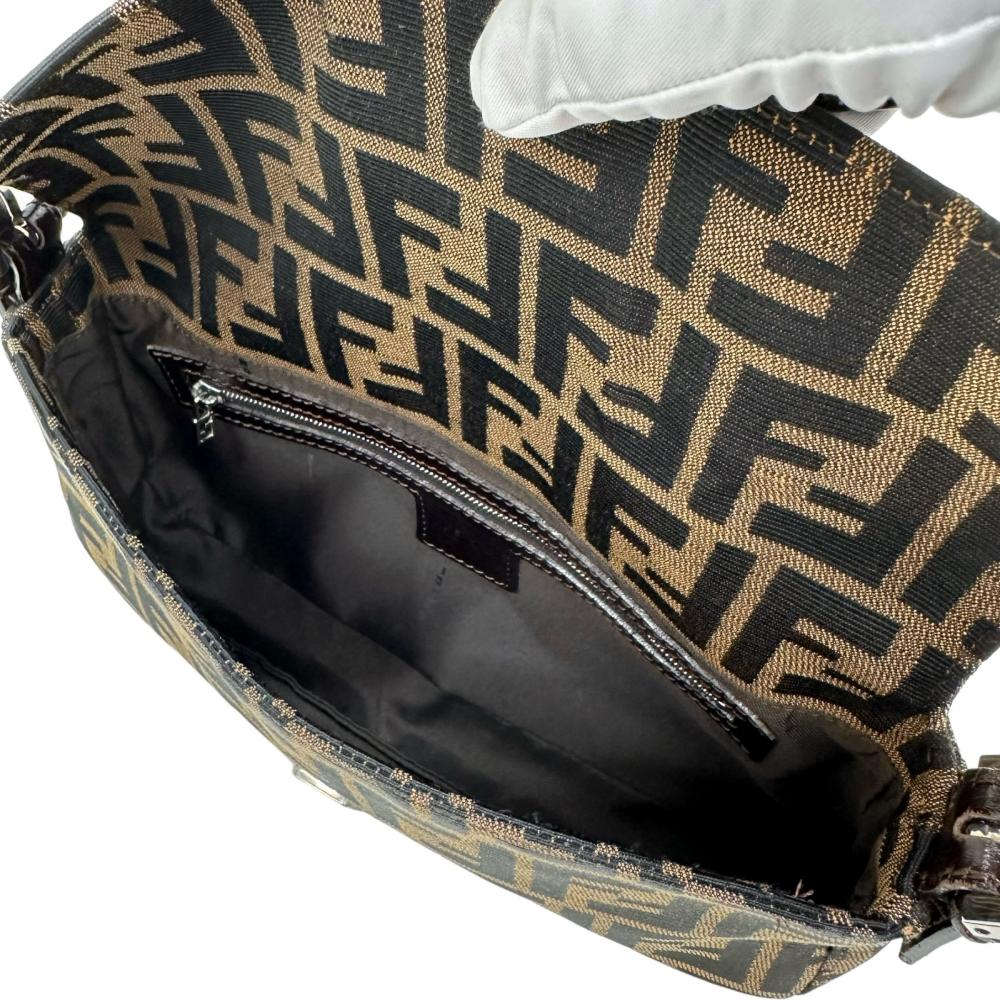 FENDI/フェンディ】 マンマバケット ハンドバッグ キャンバス/レザー