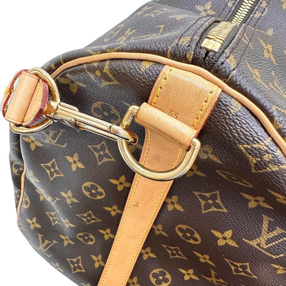 LOUIS VUITTON/ルイ・ヴィトン】 キーポル バンドリエール55 モノグラム M41414 ボストンバッグ PVC/ヌメ革 ブラ –  真子質店 PawnShopMAKO