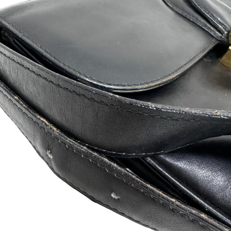 【CELINE/セリーヌ】 馬車金具 ヴィンテージ ワンショルダー ショルダーバッグ レザー ブラック/ゴールド金具 レディース【中古】【真子質店】【GD】




【TTx】