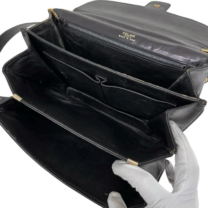 【CELINE/セリーヌ】 馬車金具 ヴィンテージ ワンショルダー ショルダーバッグ レザー ブラック/ゴールド金具 レディース【中古】【真子質店】【GD】




【TTx】