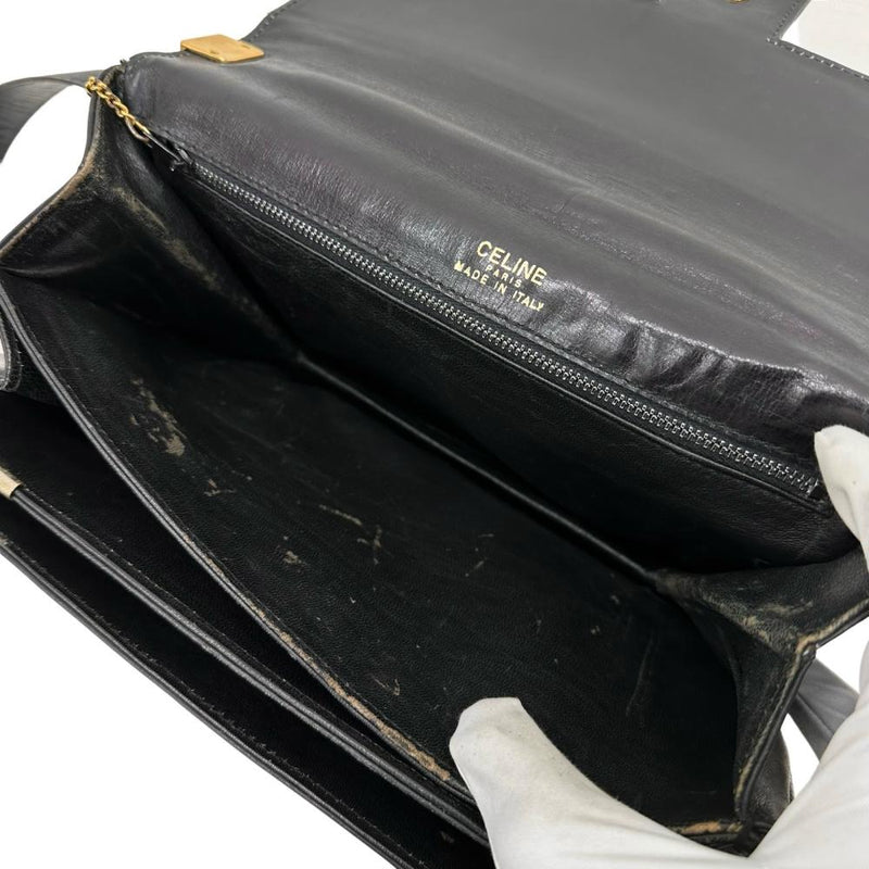 【CELINE/セリーヌ】 馬車金具 ヴィンテージ ワンショルダー ショルダーバッグ レザー ブラック/ゴールド金具 レディース【中古】【真子質店】【GD】




【TTx】