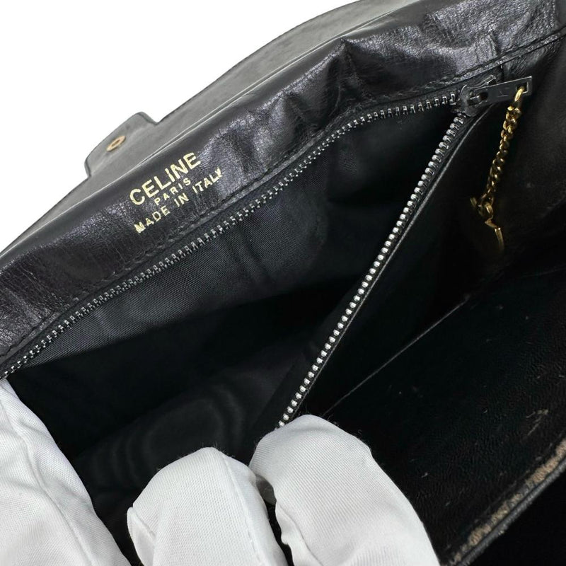 【CELINE/セリーヌ】 馬車金具 ヴィンテージ ワンショルダー ショルダーバッグ レザー ブラック/ゴールド金具 レディース【中古】【真子質店】【GD】




【TTx】