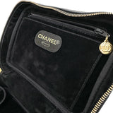 【CHANEL/シャネル】 A07060 バニティバッグ 2WAYバッグ シリアルシール有 ヴィンテージ ショルダーバッグ 4番台（1990年前半頃） キャビアスキン ブラック/ゴールド金具 レディース【中古】【真子質店】【GD】




【IKMox】