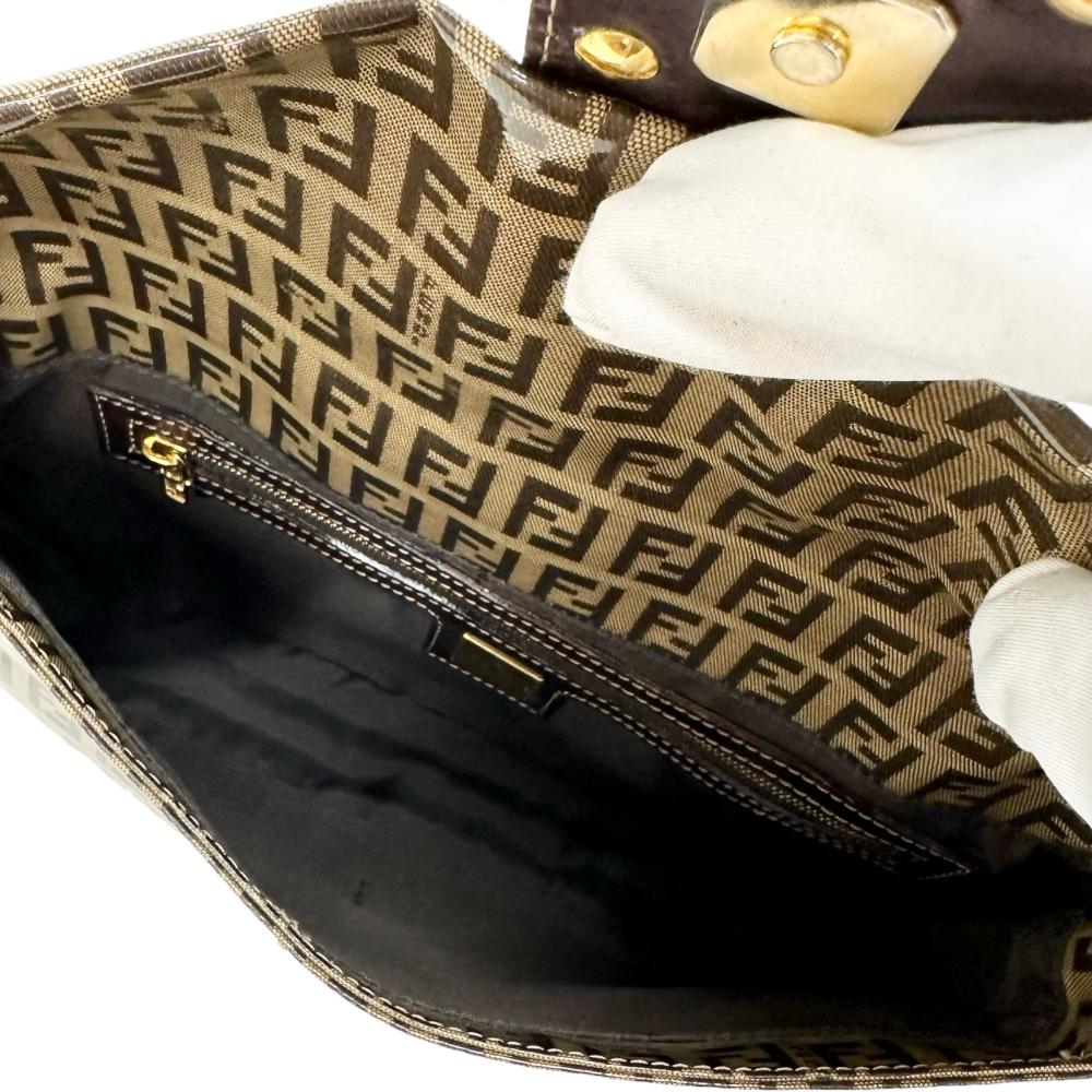 FENDI/フェンディ】 マンマバケット ワンショルダー ハンドバッグ PVC 