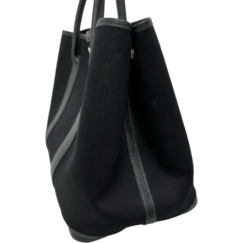 【HERMES/エルメス】 ガーデンパーティPM ハンドバッグ キャンバス/レザー ブラック（トワルオフィシエ） レディース【中古】【真子質店】【GD】




【KKx】