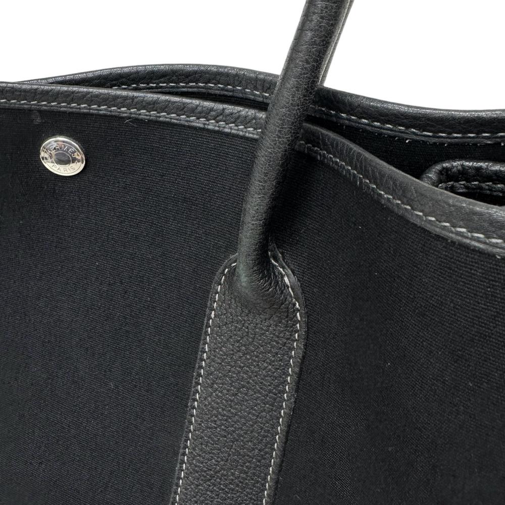 HERMES/エルメス】 ガーデンパーティPM ハンドバッグ キャンバス 