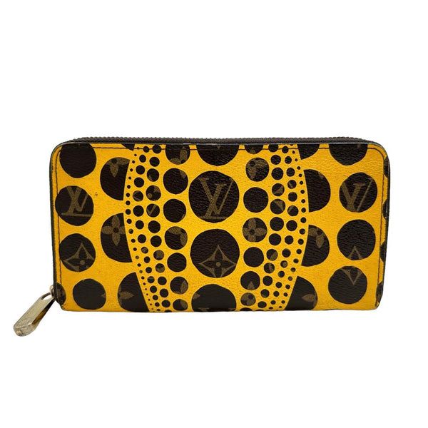 ルイヴィトン モノグラム ジッピーウォレット ブラウン 財布 黄色 クレマンス LOUIS VUITTON/ルイ・ヴィトン】 ジッピーウォレット モノグラム