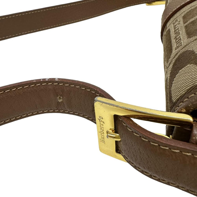 【BURBERRY/バーバリー】 ワンショルダー ショルダーバッグ キャンバス/レザー ベージュ/ブラウン/ゴールド金具 レディース【中古】【真子質店】【GD】




【IKx】
