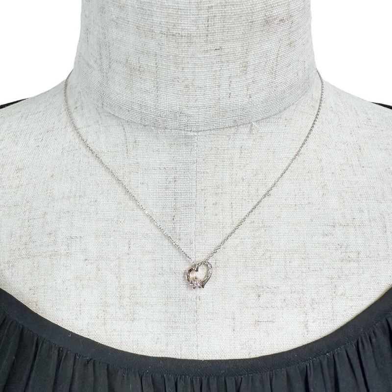 【4℃/ヨンドシー】 ハート  透明石 ネックレス シルバー/K10ゴールド 10金 2.0g 40cm レディース
【中古】【真子質店】【NN】




【Ix】