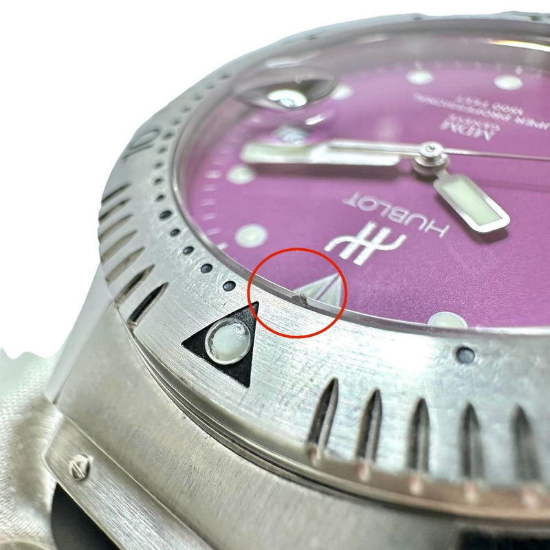 【HUBLOT/ウブロ】 MDM スーパープロフェッショナル 1850.1  腕時計 ステンレススチール/ラバー 自動巻き/オートマ ピンク文字盤/黒ラバーベルト メンズ
【中古】【真子質店】【GD】




【TTSS】
