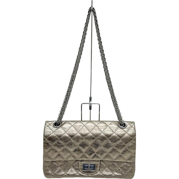 【CHANEL/シャネル】 2.55 WフラップWチェーン Gカード/Sシールあり ショルダーバッグ レザー メタリック/シルバー金具 レディース【中古】【真子質店】【GD】




【TMaxx】