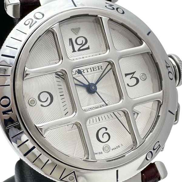 【CARTIER/カルティエ】 パシャグリッド W31059H3  オーバーホール済 腕時計 ステンレススチール/レザー 自動巻き/オートマ ホワイト文字盤/ブラウン革 メンズ
【中古】【真子質店】【BL】




【MaMoYD】