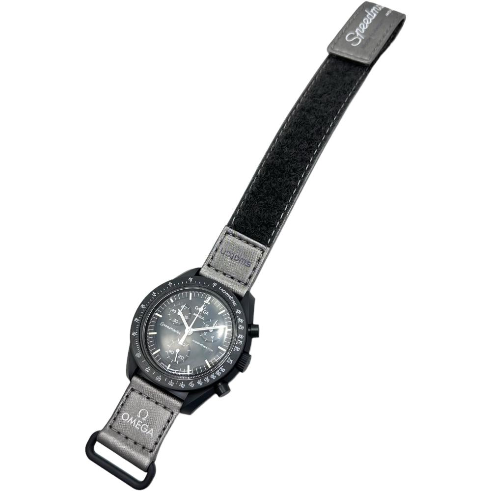 Swatch/スウォッチ】 オメガコラボ スピードマスター ミッショントゥマーキュリー S033A100 腕時計 セラミック クオーツ 黒 –  真子質店 PawnShopMAKO