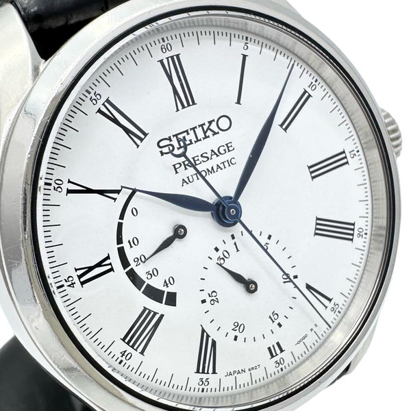 【SEIKO/セイコー】 プレザージュ SARW035(6R27-00L0) ホワイト 腕時計 ステンレススチール 自動巻き/オートマ 白琺瑯文字盤/黒革 メンズ
【中古】【真子質店】【GD】




【DxK】