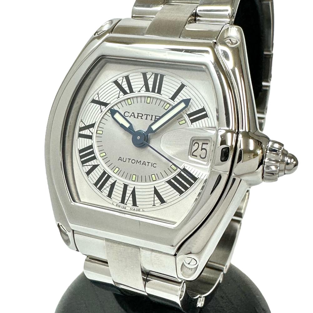 Cartier ステンレススチール 時計ロードスター CARTIER カルティエ ロードスター 腕時計 ステンレススチール
