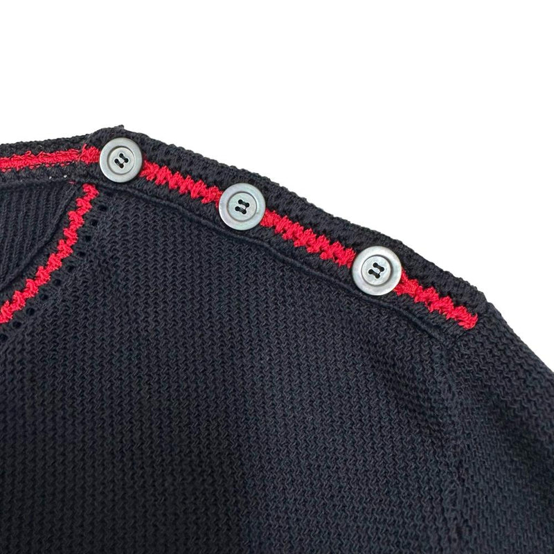 ★★最終特価品【GUCCI/グッチ】 セーター ニット コットン100％ ネイビー/レッド メンズ【中古】【真子質店】【GD】




【TKx】