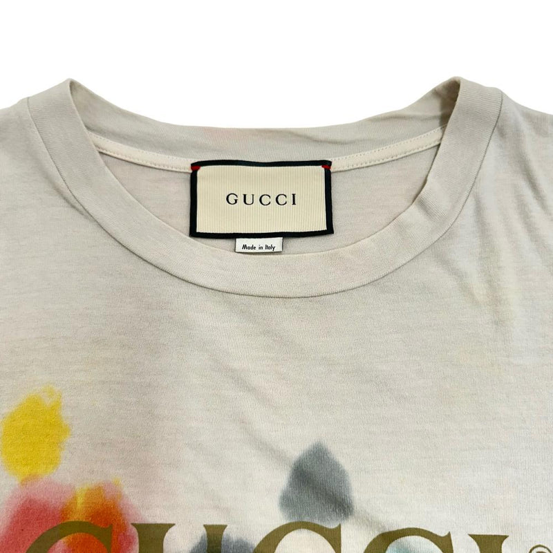 GUCCI/グッチ】 ヴィンテージロゴ 半袖Ｔシャツ コットン100％ アイボリー/マルチカラー メンズ【中古】【真子質店】【GD】 【I –  真子質店 PawnShopMAKO