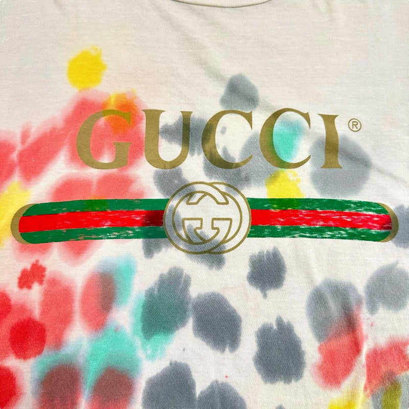 GUCCI/グッチ】 ヴィンテージロゴ 半袖Ｔシャツ コットン100％ アイボリー/マルチカラー メンズ【中古】【真子質店】【GD】 【I –  真子質店 PawnShopMAKO