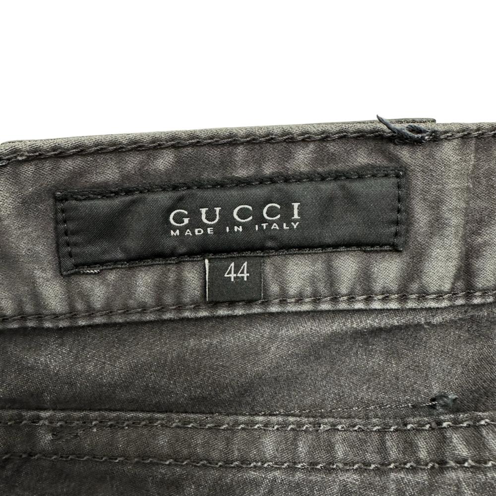 【GUCCI/グッチ】 スキニーパンツ コットン/ポリウレタン グレー メンズ【中古】【真子質店】【GD】 【Mox】 – 真子質店  PawnShopMAKO