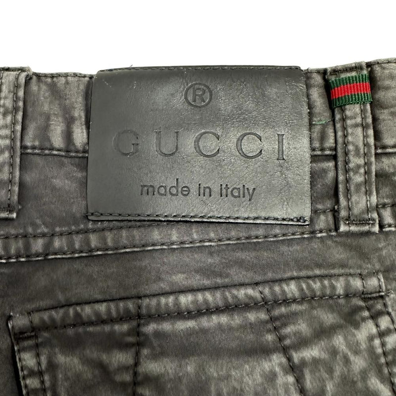 GUCCI/グッチ】 スキニーパンツ コットン/ポリウレタン グレー メンズ【中古】【真子質店】【GD】 【Mox】 – 真子質店  PawnShopMAKO