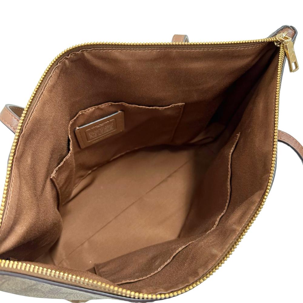 COACH/コーチ】 シグネチャー 4455 トートバッグ PVC ベージュ