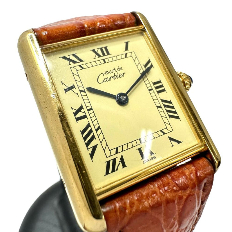 CARTIER/カルティエ】 マストタンクLM ヴェルメイユ 163809 腕時計 ...