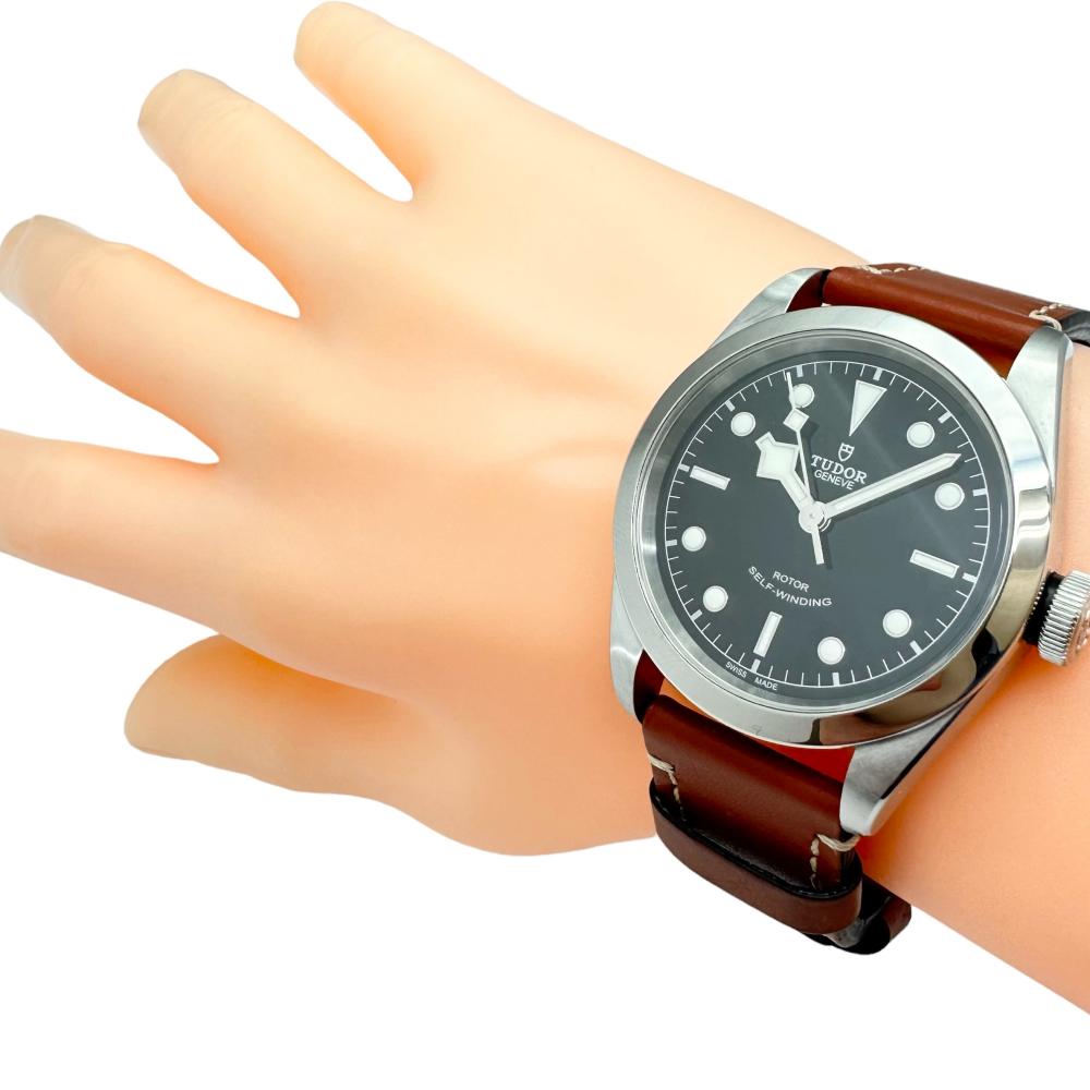 わんちゃん TUDOR/チュードル】 ヘリテージ ブラックベイ 79540 ギャラ/保証書付