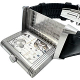 【JAEGER-LECOULTRE/ジャガー・ルクルト】 グランドレベルソ976 273.8.04/Q3738420 ギャラ/保証書付き　オーバーホール＆仕上げ済 腕時計 ステンレススチール 手巻き シルバー文字盤/ブラックベルト（社外）/純正バックル メンズ
【中古】【真子質店】【BL】




【YYxx】