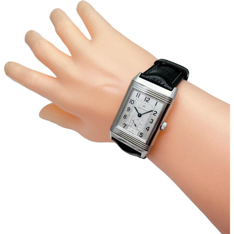 【JAEGER-LECOULTRE/ジャガー・ルクルト】 グランドレベルソ976 273.8.04/Q3738420 ギャラ/保証書付き　オーバーホール＆仕上げ済 腕時計 ステンレススチール 手巻き シルバー文字盤/ブラックベルト（社外）/純正バックル メンズ
【中古】【真子質店】【BL】




【YYxx】