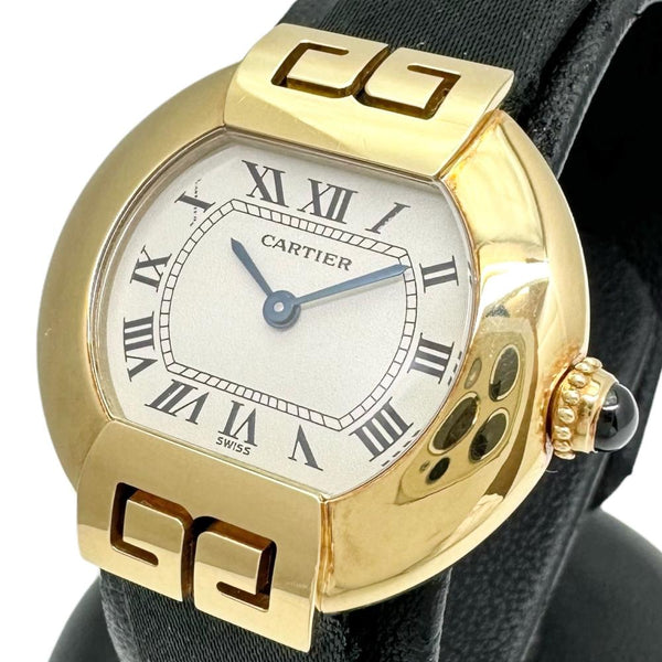 【CARTIER/カルティエ】 エリプス　ヴィンテージ W1513656 腕時計 K18YGイエローゴールド/レザー クオーツ ベージュ文字盤/黒サテン＆レザーベルト レディース
【中古】【真子質店】【BL】




【MaDMiK】