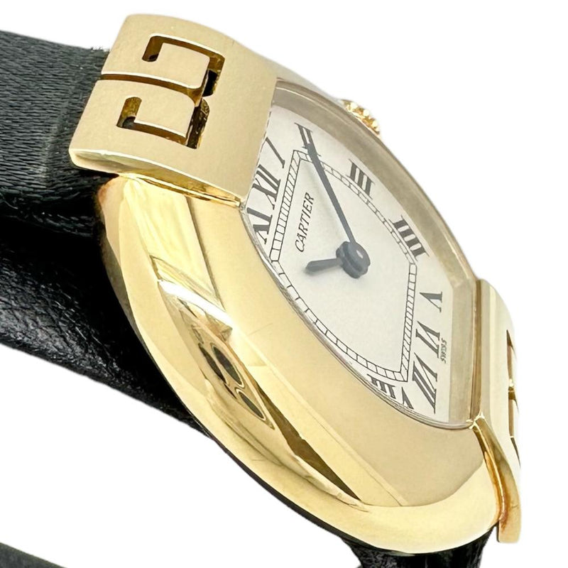【CARTIER/カルティエ】 エリプス　ヴィンテージ W1513656 腕時計 K18YGイエローゴールド/レザー クオーツ ベージュ文字盤/黒サテン＆レザーベルト レディース
【中古】【真子質店】【BL】




【MaDMiK】