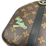 【LOUIS VUITTON/ルイ・ヴィトン】 スピーディ・バンドリエール30 マイLVワールドツアー モノグラムマカサー M43231 2WAY ハンド＆ショルダー ステッカー入 ボストンバッグ PVC/レザー ブラウン/ブラック ユニセックス【中古】【真子質店】【GD】




【IDxx】