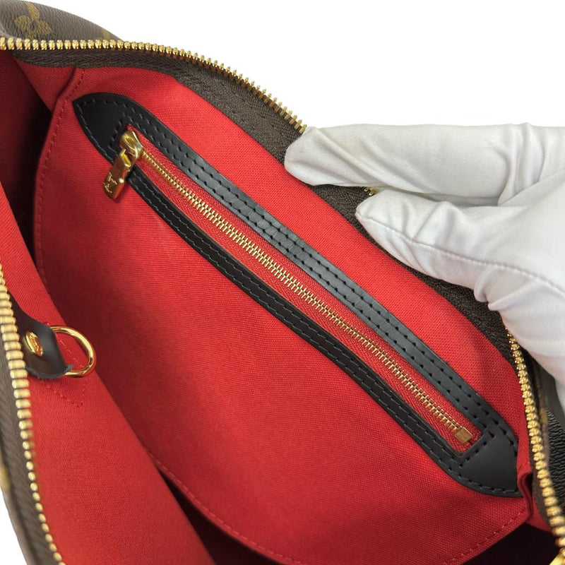 【LOUIS VUITTON/ルイ・ヴィトン】 スピーディ・バンドリエール30 マイLVワールドツアー モノグラムマカサー M43231 2WAY ハンド＆ショルダー ステッカー入 ボストンバッグ PVC/レザー ブラウン/ブラック ユニセックス【中古】【真子質店】【GD】




【IDxx】