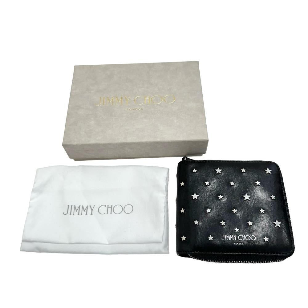 JIMMY CHOO/ジミーチュウ】 SCOTT ラウンドウォレット 二つ折り財布