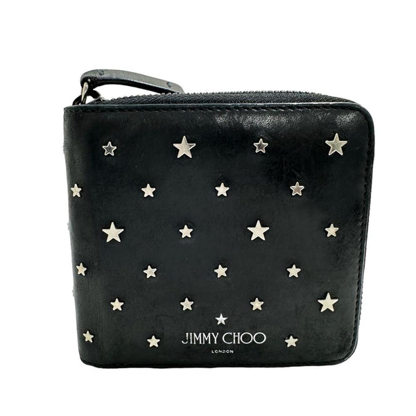 【JIMMY CHOO/ジミーチュウ】 SCOTT ラウンドウォレット 二つ折り財布 レザー ブラック レディース【中古】【真子質店】【GD】




【Dx】