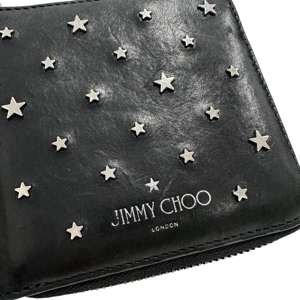 JIMMY CHOO/ジミーチュウ】 SCOTT ラウンドウォレット 二つ折り