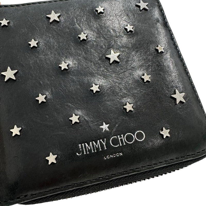 【JIMMY CHOO/ジミーチュウ】 SCOTT ラウンドウォレット 二つ折り財布 レザー ブラック レディース【中古】【真子質店】【GD】




【Dx】