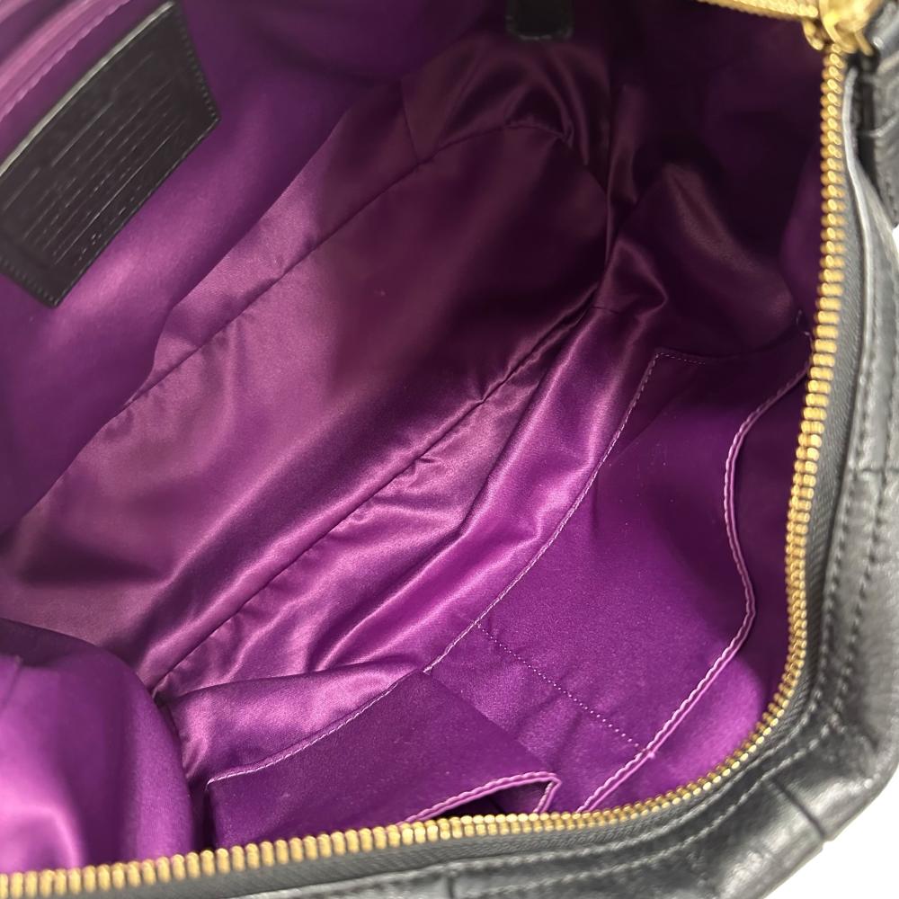 COACH/コーチ】 21222 マディソン ハンドバッグ レザー ブラック