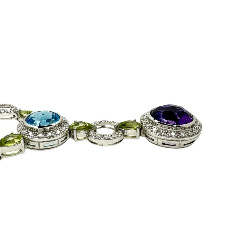アメジスト/ブルートパーズ/ペリドット 計9.00ct ダイヤモンド 計0.55ct ネックレス K18WGホワイトゴールド 18金 13.3g 45cm レディース
【中古】【真子質店】【NN】




【IDKx】